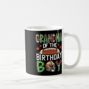 Oma des Geburtstagsjungen Spieltags-Fußball Kaffeetasse