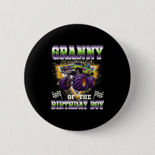 Oma des Geburtstagskinder-Monsters Truck Geburtsta Button