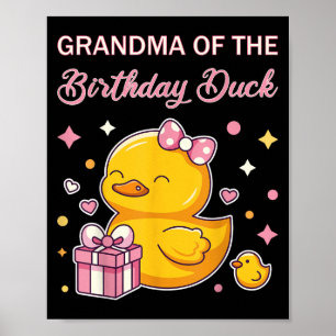 Oma des Geburtstagskuchen Weihnachtsanime-Party Poster
