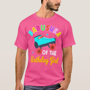 Oma des Geburtstagsmädchens Rollschuhe Skatin T-Shirt