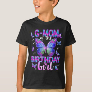 Oma des Geburtstagsmädchens Schmetterlingsfamilie T-Shirt