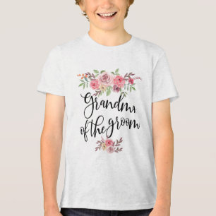 Oma des Groom-Hochzeit-Brautparty _1 Tri-Blend Shirt