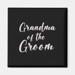 Oma des Groom-T-Shirt-Hochzeitsteams der Groom Gra Magnet