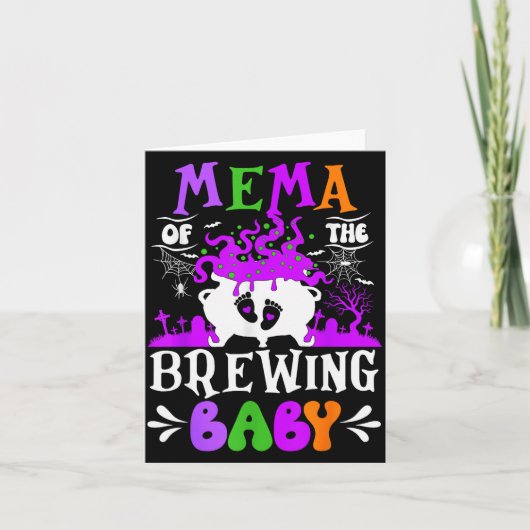 Oma des heranwachsenden Babys, werdende Großmutter Karte (Vorderseite)