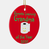 Oma des Jahres des Fernunterrichts Keramik Ornament (Rechts)