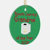 Oma des Jahres des Fernunterrichts Keramik Ornament (Rechts)