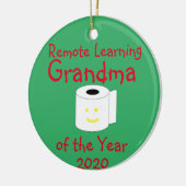 Oma des Jahres des Fernunterrichts Keramik Ornament (Links)