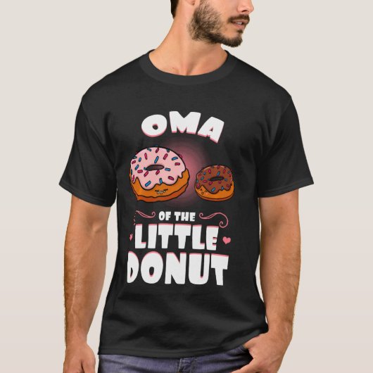 Oma des kleinen Donut-Geschlechts offenbart Kinder T-Shirt (Vorderseite)
