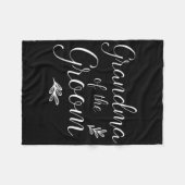 Oma des Polterabends Fleecedecke (Vorderseite (Horizontal))