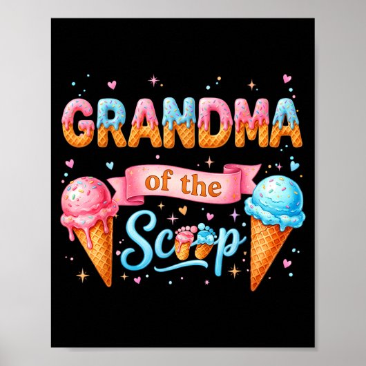 Oma des Scoop-Eis-Geschlechtsenthüllungsbabys Poster (Vorne)