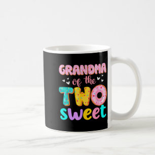 Oma des süßen 2. Geburtstagsmädchens Donut Kaffeetasse