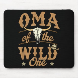 Oma des Wilden Ein Cowboy Western Rodeo Party Mat Mousepad