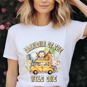Oma des Wilden Geburtstagssafari-Tiere  T-Shirt