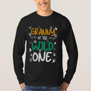 Oma des wilden Zoo Safari Tier Geburtstag T-Shirt