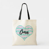 "Oma" Deutsche Oma Tote Tasche (Rückseite)