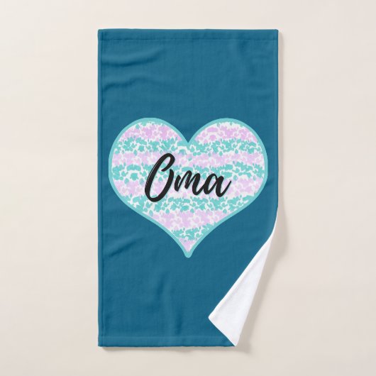 "Oma" Deutsches Oma-Handtuch Handtuch (Handtuch)