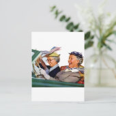Oma die Speed Queen Postkarte (Stehend Vorderseite)