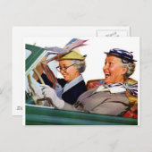 Oma die Speed Queen Postkarte (Vorne/Hinten)