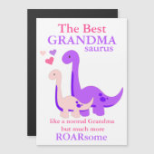 Oma Dinosaur Muttertag Magnetkarte (Vorne/Hinten)