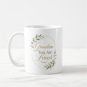 Oma, du wirst geliebt Geburtstag Kaffeetasse