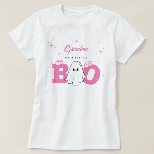Oma einer kleinen Boo Halloween-Kinderdusche T-Shirt (Design vorne)