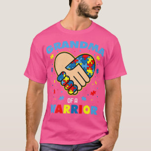 Oma einer Warrior Autismus-Bewusstseinsfamilie T-Shirt