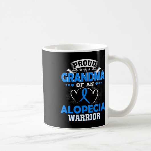 Oma eines Alopezie-Kriegers Kaffeetasse (Rechts)