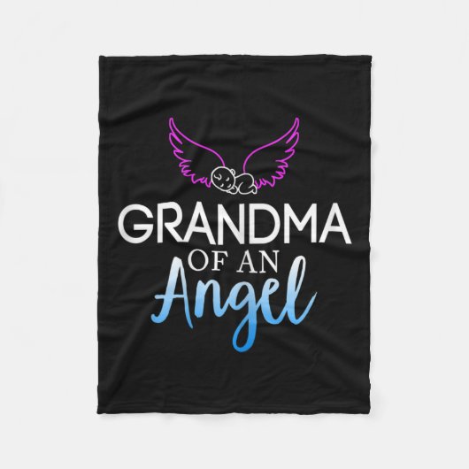 Oma eines Angel Sids Awareness Month Fleecedecke (Vorderseite)
