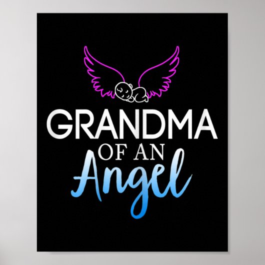 Oma eines Angel Sids Awareness Month Poster (Vorne)