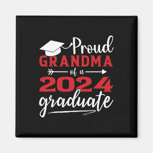 Oma eines Cl of 2024 Graduate Funny Abschluss Magnet