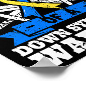 Oma eines Down-Syndroms Warrior Down's Granny Poster (Ecke)