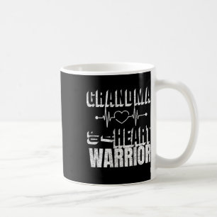 Oma eines Herzkriegers am roten Tag des Sprichwort Kaffeetasse