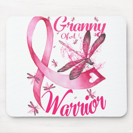 Oma eines Kriegerdrachenbrustkrebses Mousepad (Vorne)