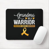 Oma eines Kriegers Kindheitskrebs-Schleife Mousepad (Mit Mouse)