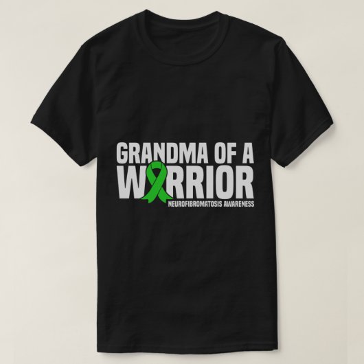 Oma eines Kriegers NF1 Neurofibromatose Awarene T-Shirt (Design vorne)