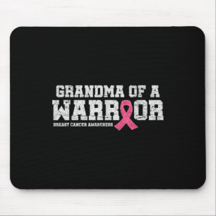 Oma eines rosa Ribbon-Brustkrebs-Awa des Kriegers Mousepad