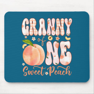 Oma eines süßen Pfirsichs 1. Geburtstagsfeier für Mousepad