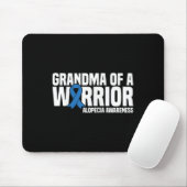 Oma eines Warrior Blue Ribbon Alopecia Auszeichnun Mousepad (Mit Mouse)