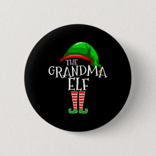 Oma Elf Group Matching Familie Weihnachten Button
