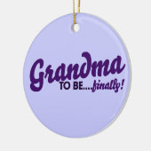 Oma endlich keramik ornament (Links)