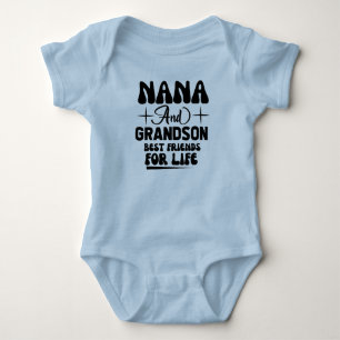 Oma Enkel beste Freunde Lebenswortkunst Baby Strampler