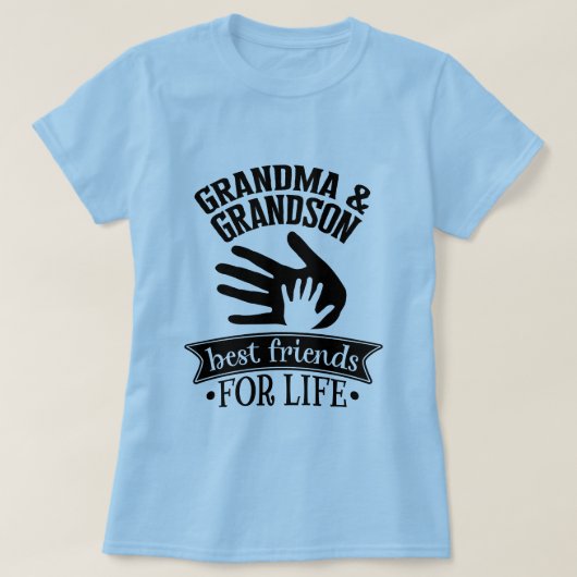 Oma Enkel beste Freunde  T-Shirt (Design vorne)