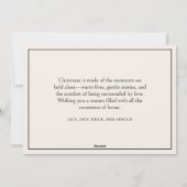 Oma Enkelkind Kamin Weihnachten  (Rückseite)