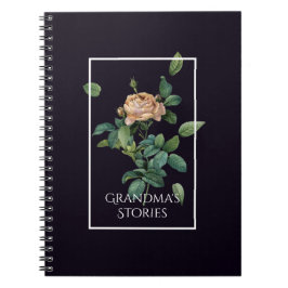 Oma erzählt Familiengeschichte Notizblock