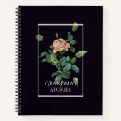 Oma erzählt Familiengeschichte Notizblock (Vorderseite)