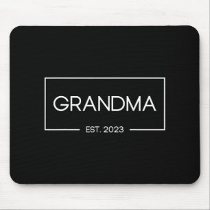 Oma Est 2023 Neue Großmutter Erstes Mal  Mousepad