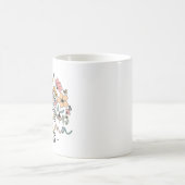 Oma Est 2025 Blumengrandma 2025 Kaffeetasse (Mittel)