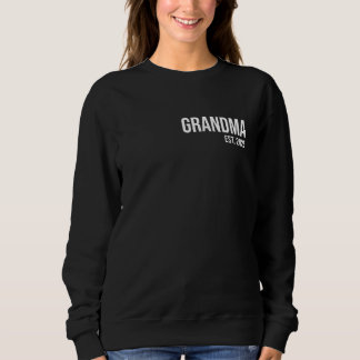 Oma Est. 2025 Cool Großmutter als Großmutter gegrü Sweatshirt