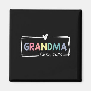 Oma Est 2026 für Gran befördert bis Oma 2026 Magnet