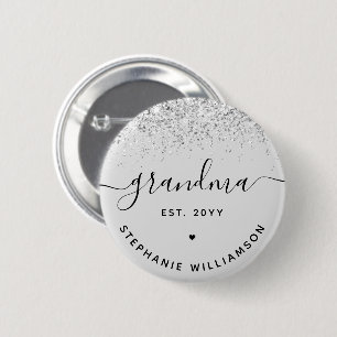 Oma Est Glitzer Confetti Custom Oma Geschenke Button
